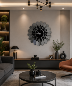Güneş Model Dekoratif Duvar Saati 60 x 60 cm