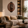 Yaşam Tohumu Model Dekoratif Duvar Saati – 60 × 50 cm