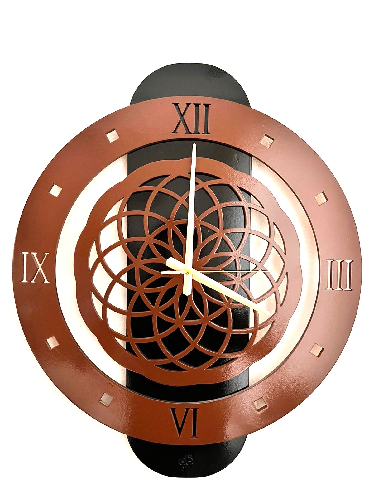 Yaşam Tohumu Model Dekoratif Duvar Saati – 60 × 50 cm - Görsel 2