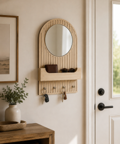 ECO Serisi Banu Düz Aynalı Anahtarlık Organizer – 32x52 cm