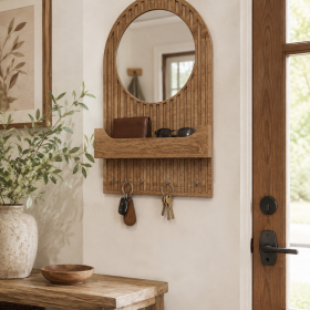 ECO Serisi Sonoma Düz Aynalı Anahtarlık Organizer – 32x52 cm